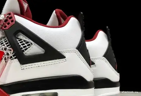 Red Fire 308497-160 4 308497-160 White Black Men Air Jordan 0517